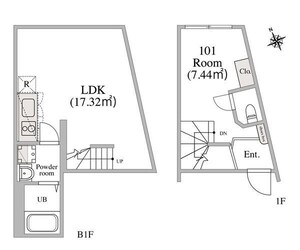 ＲＥＭＵ本郷の物件間取画像